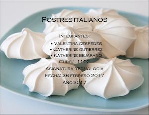 Postres Italianos