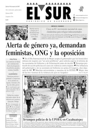 El Sur Jueves 09032017