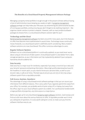 Calaméo - The Benefits Of A Cloud Based Property Management Software ...