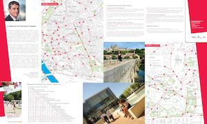 La carte des temps piétons