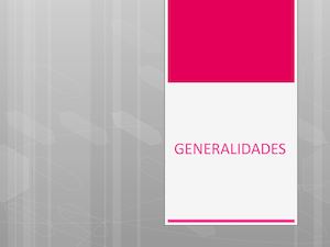 Generalidades