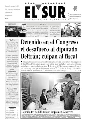 El Sur Viernes 10032017