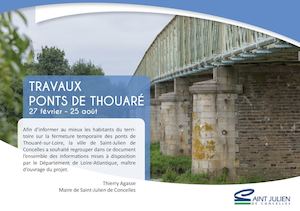 Travaux ponts de Thouaré - Informations