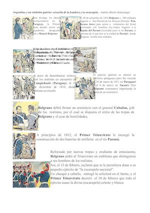 Argentina y sus símbolos patrios, Creación de la  Bandera y la Escarapela