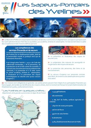 Plaquette Présentation SDIS 78