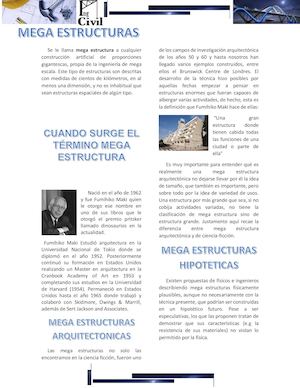 Mega Estructuras