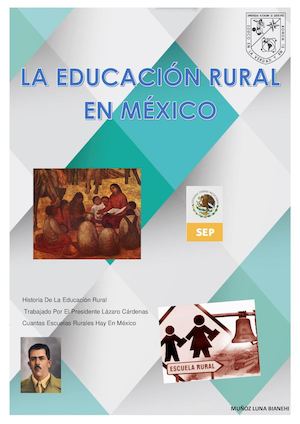 Educación Rural En México