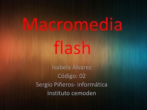 Macromedia Flash