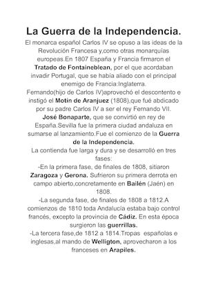La Guerradela Independencia