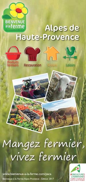 Brochure Bienvenue à la ferme Alpes Provence 2017