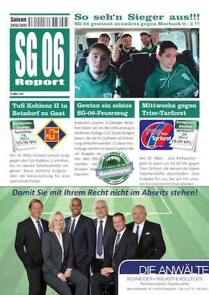 SG-Report zum 18.03.2017