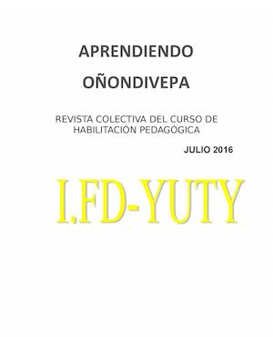 Revista IFD-YUTY