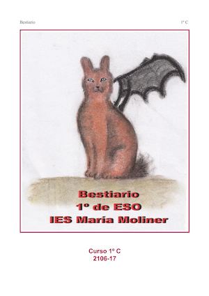 Bestiario 1º C