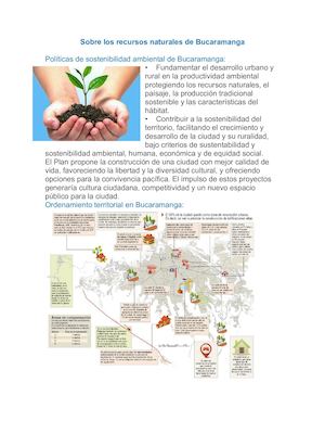Recursos Naturales de Bucarmanga