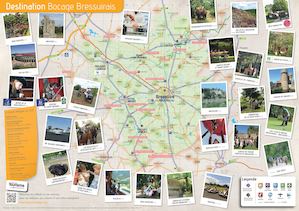 Carte Touristique Bocage Bressuirais Proche Puy Du Fou