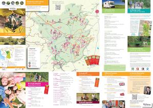 Carte Touristique et Randonnée en  Bocage Bressuirais proche du Puy du Fou