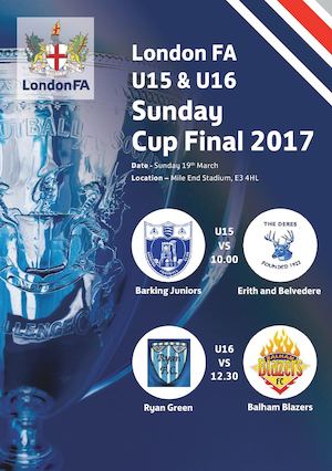 London FA Programme 2017 U15 U16 V3