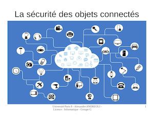 Diapo - La sécurité des Objets Connectés