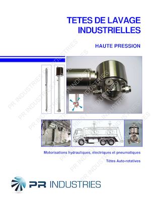 Pr Industries Tetes De Lavage Industrielles Haute Pression