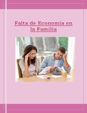 Falta De Economía En La Familia
