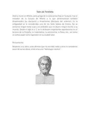 Los Filosofos mas famosos con su pensamiento