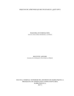 Mapa De Ideas Oa Reutilizables