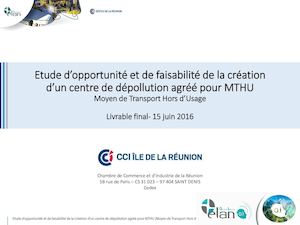 Etude-Création d'un centre de dépollution agréé pour MTHU