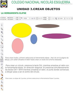 herramienta elipse