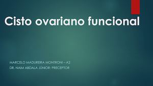 Cisto Ovariano Funcional