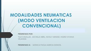 Modo De Ventilacion Convencional