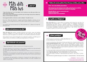 Plaquette Mots dits Mots lus en Espagnol