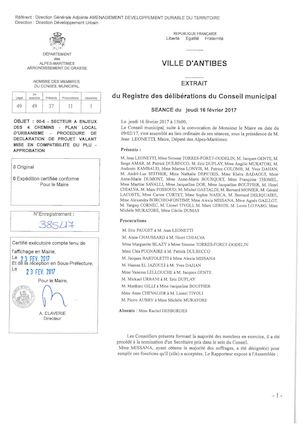 Mc2 Délibération D'approbation