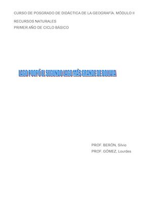 Lago Poopo el segundo mas grande de Bolivia