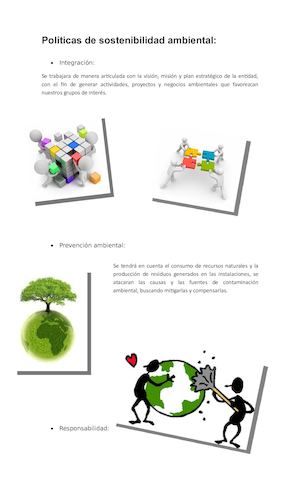 Políticas De Sostenibilidad Ambiental