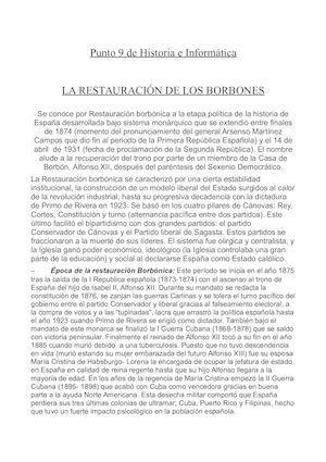 Restauración Borbónica