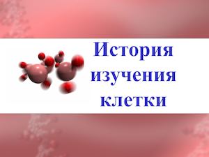 история изучения клетки