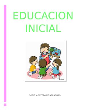 Educación Inicial