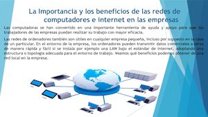 La Importancia Y Los Beneficios De Las Redes
