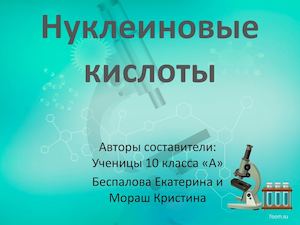 НУКЛЕИНОВЫЕ КИСЛОТЫ