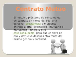 Contrato Mutuo