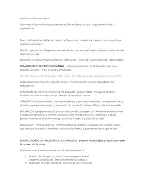 Resumen Para Mapa Mental Capacitacion