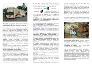 Proposta Museo Laboratorio Itinerante Viaggio Nella Preistoria