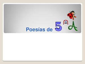 Libro De Nuestras Poesias
