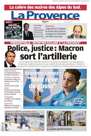 La Provence Edition Alpes Du 2017 03 14