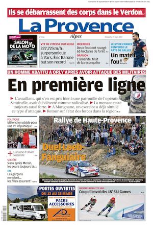 La Provence Edition Alpes Du 2017 03 19