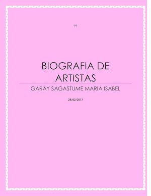 Biografia De Artistas