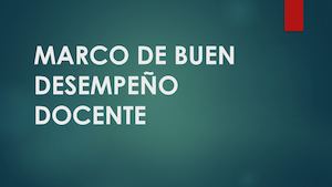 Marco De Buen Desempeño Docente