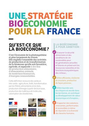 Une stratégie bioéconomie pour la France