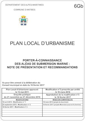 6gb Porter à Connaissance Des Aléas De Submersion Marine