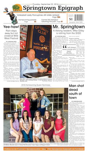 Springtown Epigraph Sept. 22 2016